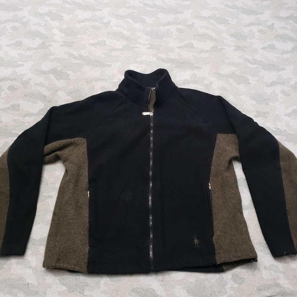Smartwool Jacket Adult M-L Black Full Zip Wool Blend Outdoors - Picture 1 of 10